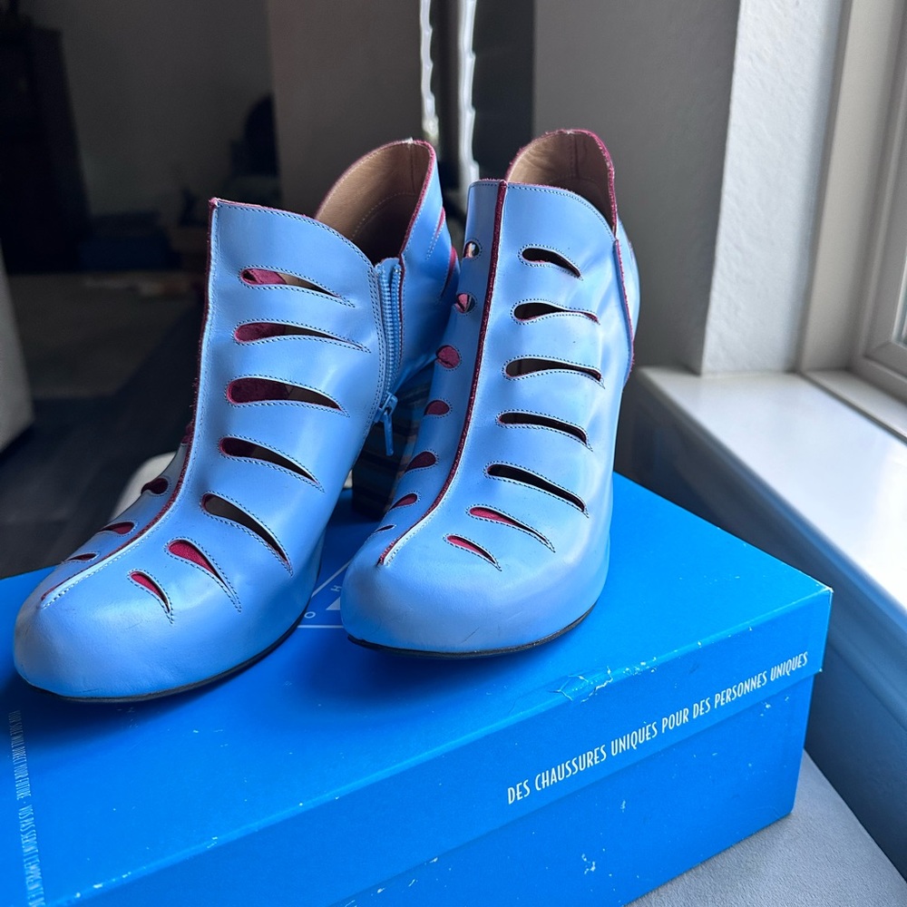 John Fluevog Modottis Boots Shoes Women Size 8.5